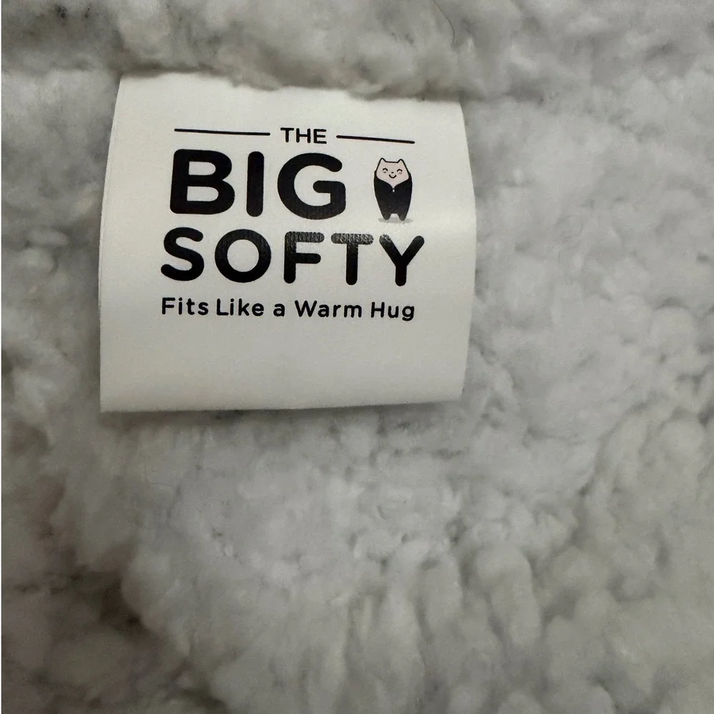 Trekki The Big Softy Wearable Blanket Hoodie Unisex OS Blue Basketball Sherpa
